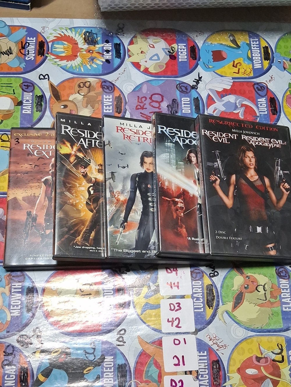 Resident Evil DVD Movie Collection - Black